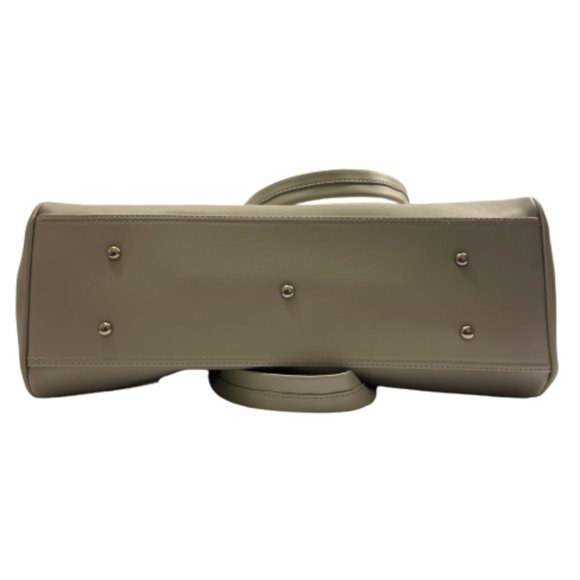 🆕Belle Russo Grey/Silver Leather Laptop Bag - Picture 4 of 9